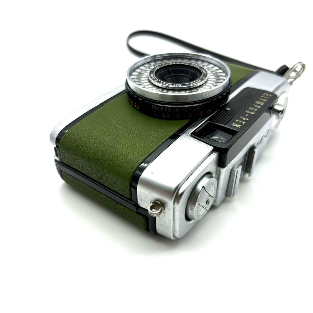 【整備済・完動品】 OLYMPUS PEN EE-3 オリーブ