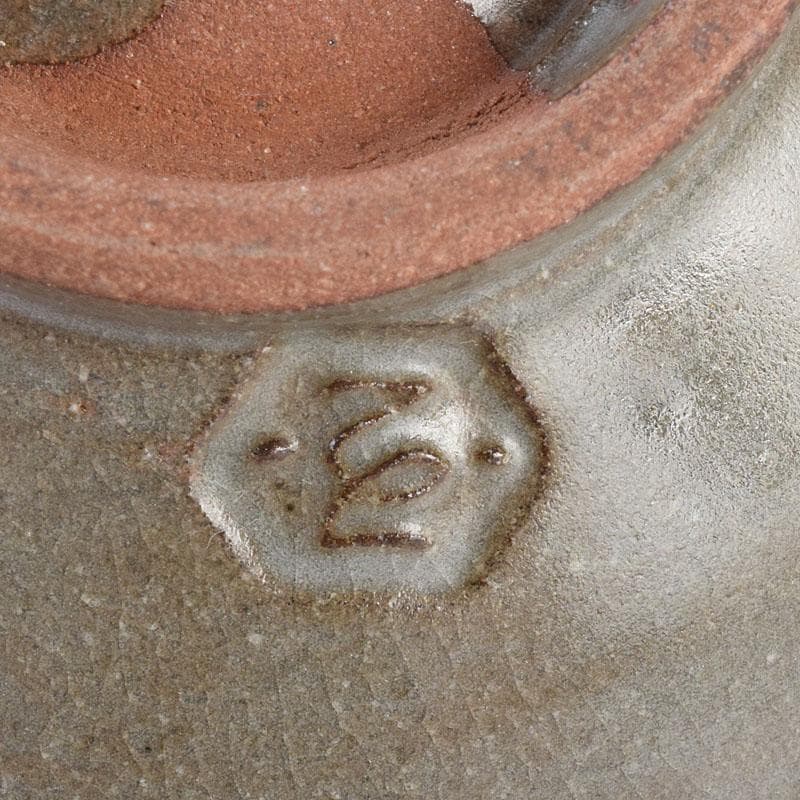 リンゴスパンキー 　京焼　玉欽作　三島手　数茶碗　十客　共箱　8535D