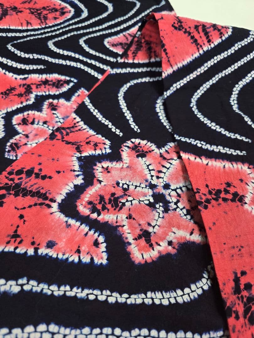 【24時間以内発送】 夏物 浴衣 有松鳴海絞り 新品未使用 竜田川 綿