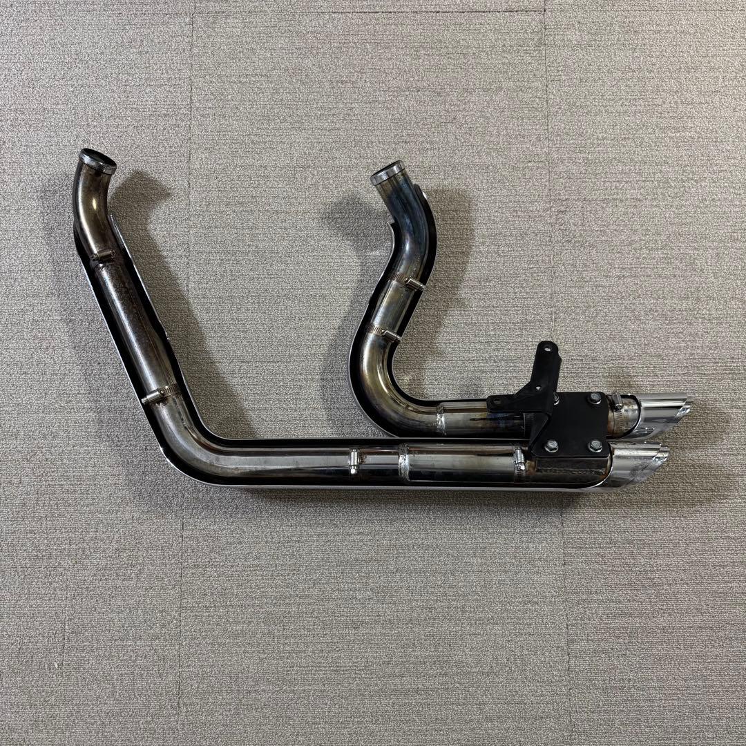 バンス＆ハインズ ショートショット スタッガード クローム ダイナ 91-05年