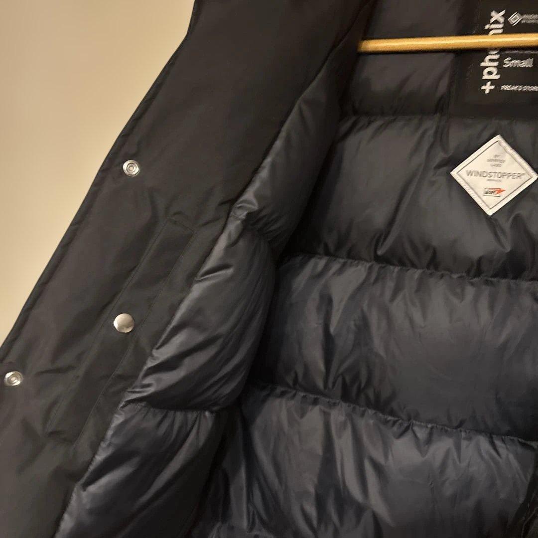 +phenix別注ゴアテックス ウインドストッパー スナップ ダウンジャケット