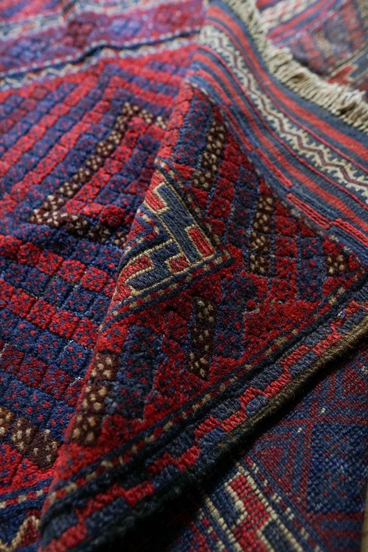 アフガニスタン オールド マシュワニ 手織りキリム トライバルラグ