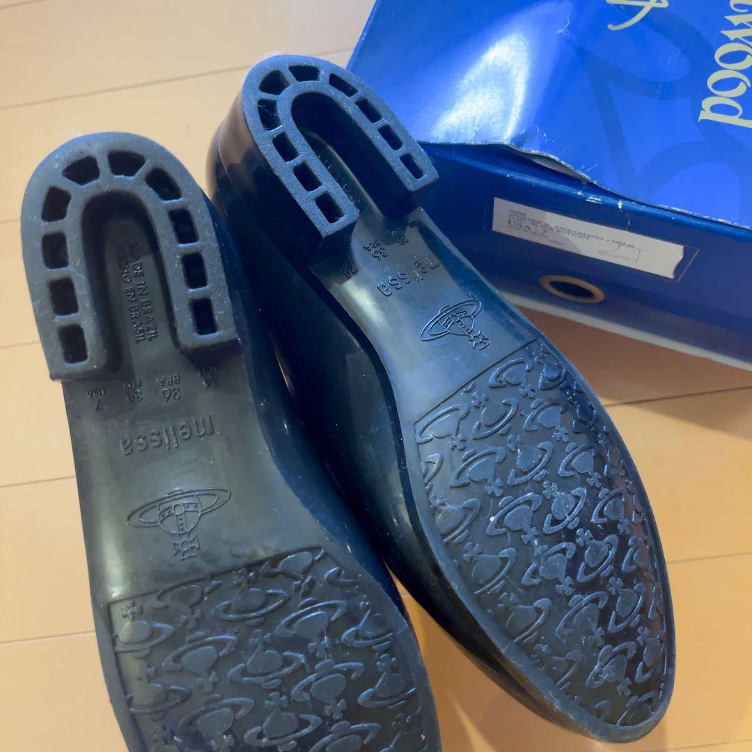 vivienne westwood melissaコラボ　レインブーツ