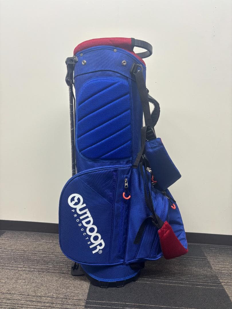 OUTDOOR PRODUCTS スタンド式キャディバッグ ネイビー