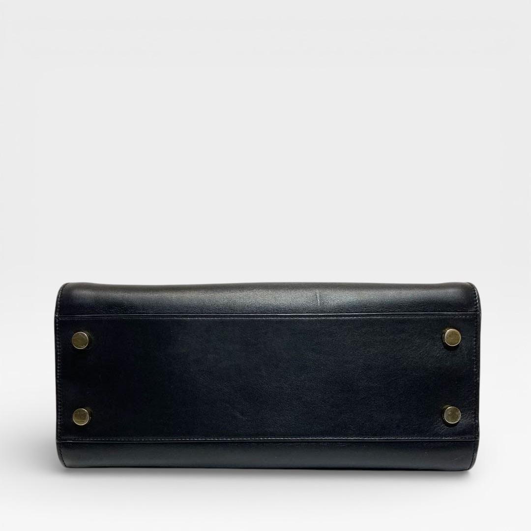 SAINT LAURENT サンローラン ベイビーカバス ブラック ハンドバッグ