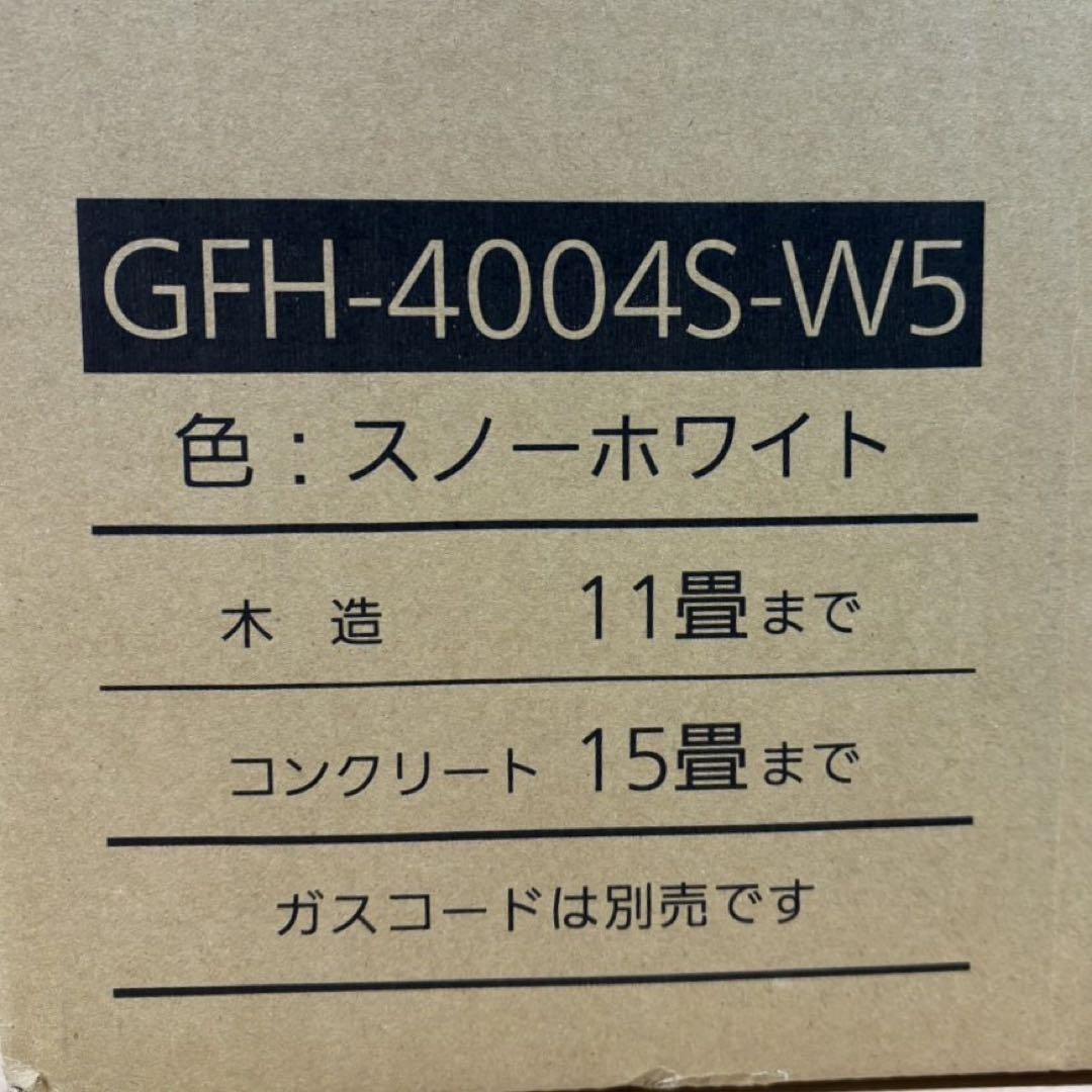 未使用 GFH-4004S-W5 都市ガス用 ノーリツ ガスファンヒーター