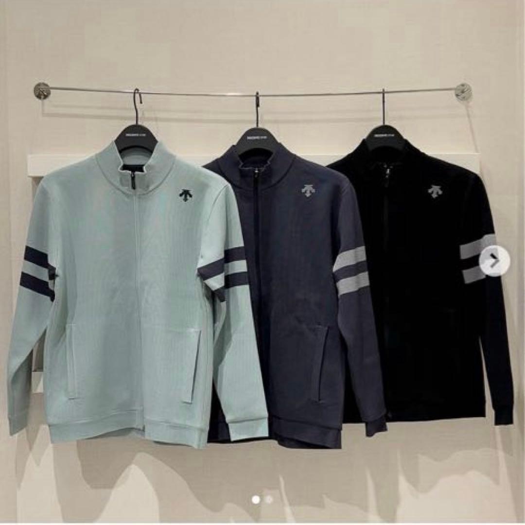 丸大豆さん専用　デサントゴルフ フルジップジャケット ミントグリーン　サイズM