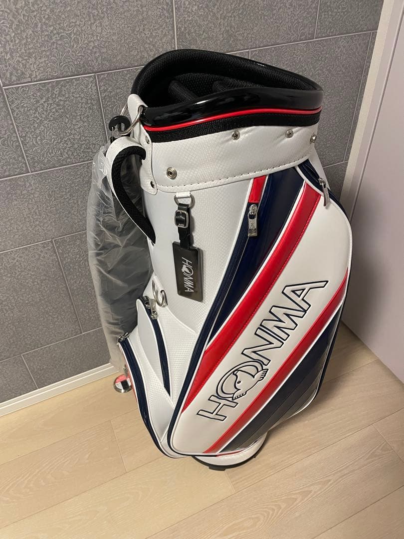 アーツさん専用）HONMA キャディバッグ ホワイト/ネイビー/レッド