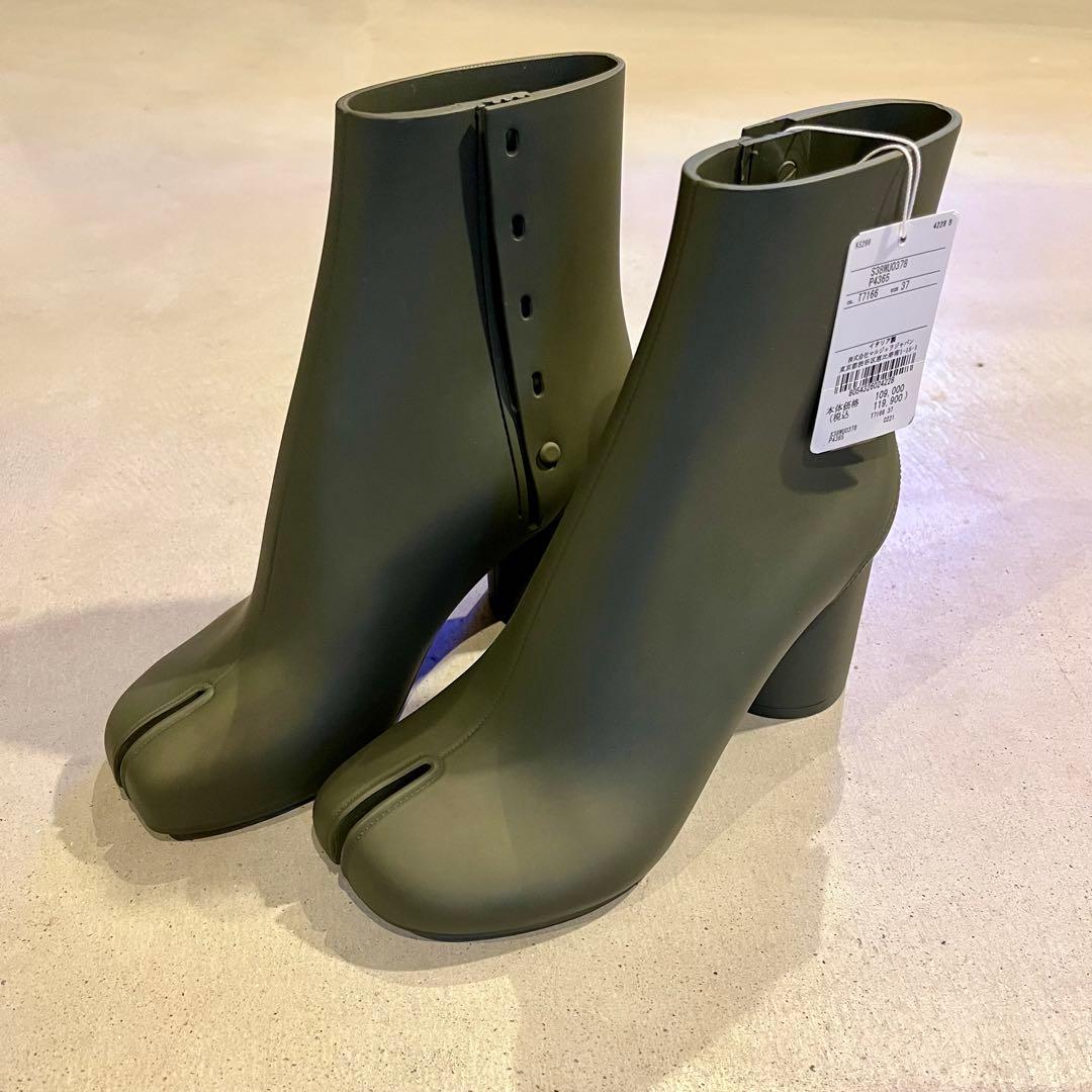 新品未使用　メゾンマルジェラ　22 足袋ブーツ　37 レインブーツ　マルジェラ