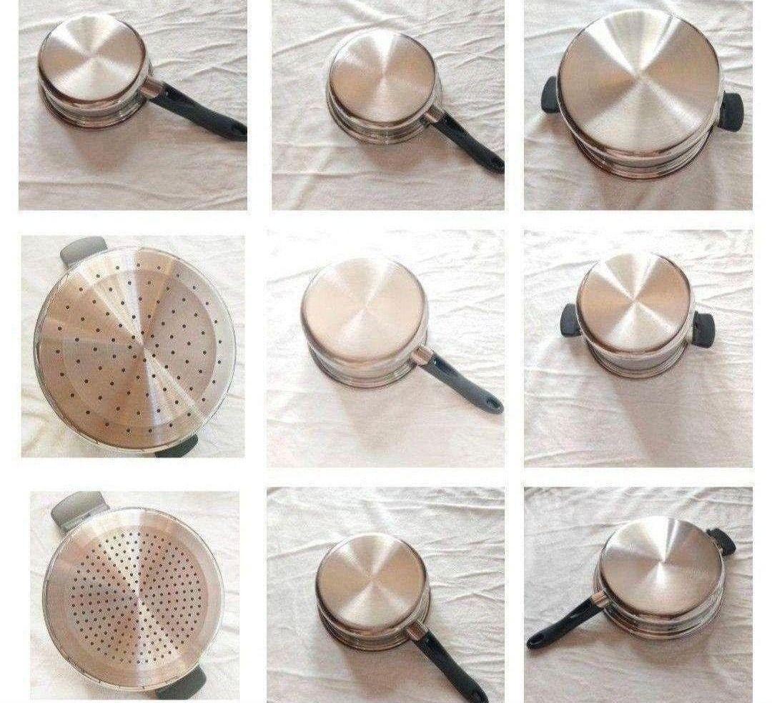 専用綺麗2024年製 アムウェイ Amway ステンレス 鍋 24ピースセット↓