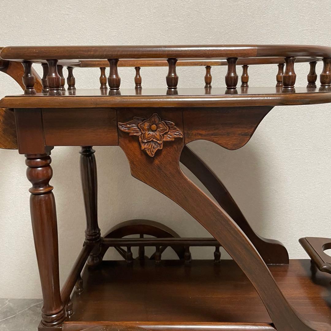 希少　アンティーク トロリーワゴン ワインラックワゴン　キッチンワゴン