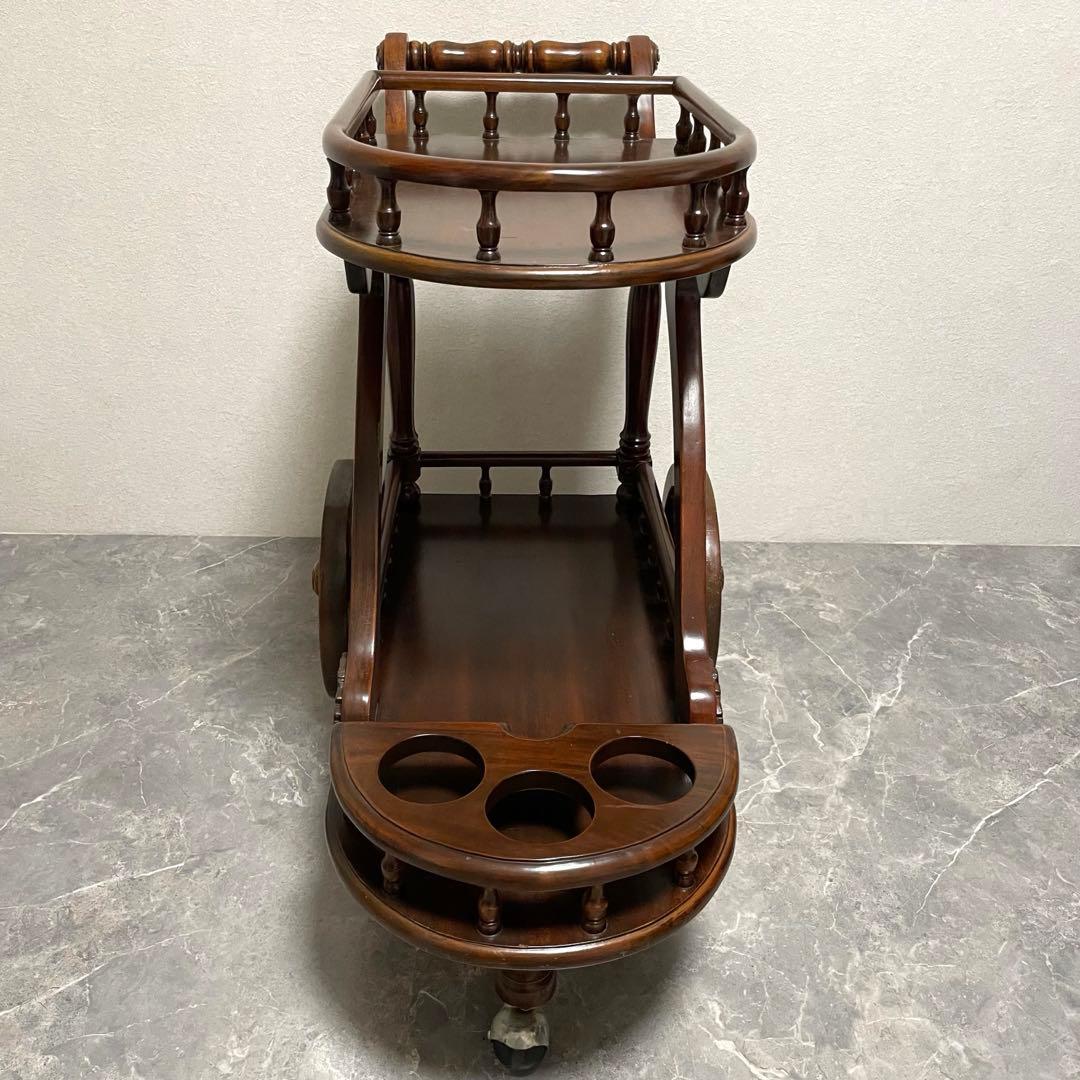 希少　アンティーク トロリーワゴン ワインラックワゴン　キッチンワゴン