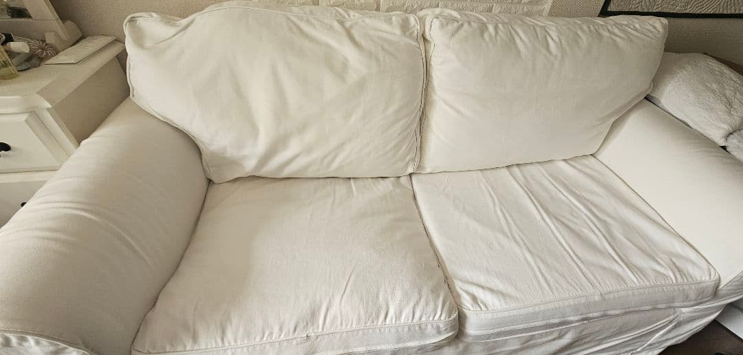 【廃盤】IKEA エークトルプ ホワイト ソファカバー