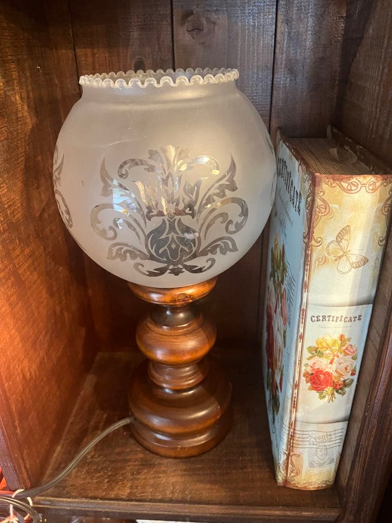 レトロなランプ　高さ31センチ