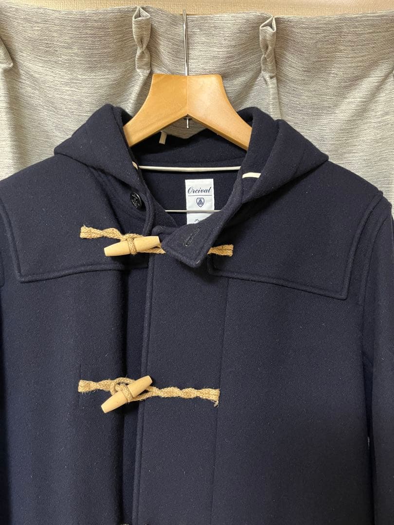 【美品】ORCIVAL オーシバル ダッフルコート ネイビー L フランス製
