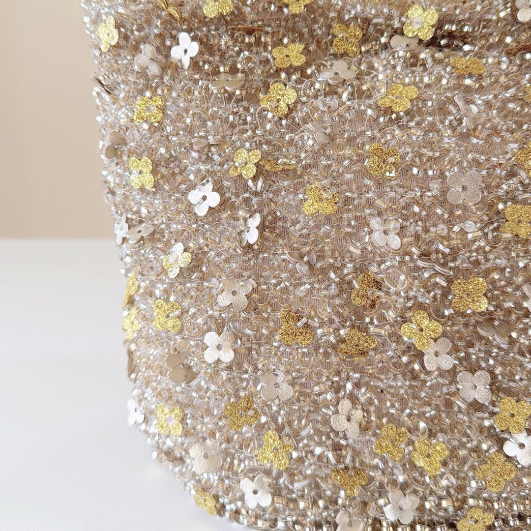 現行品　未使用　アンテプリマ　フィオリトゥーラ　バスケット　シルバーゴールド