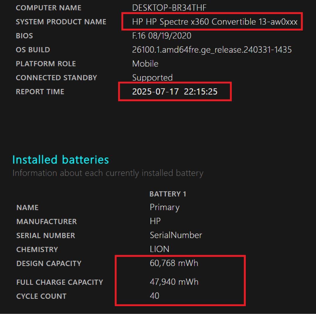 Windowsノート本体 HP SPECTRE x360 13-aw i7 1065G7 16/512gb