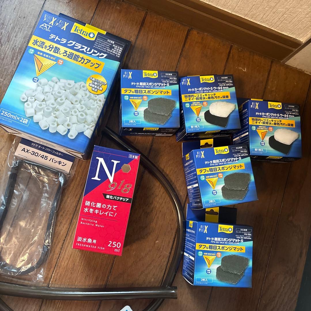 Tetraテトラクールタワーパワーフィルター ポンプホースまとめ売り水槽クーラー