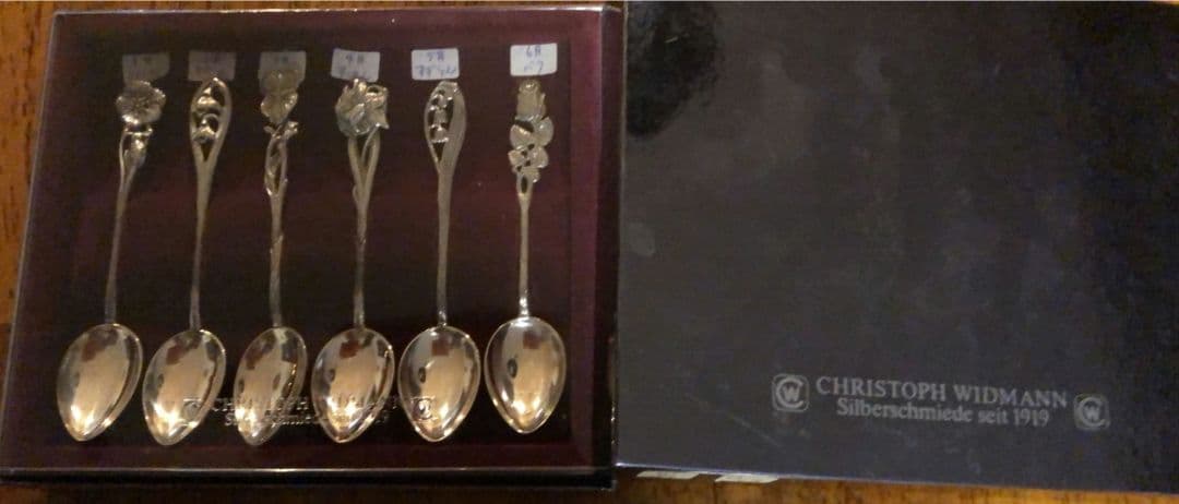 【純銀925】ティースプーン6本セット（Christoph Widmann）