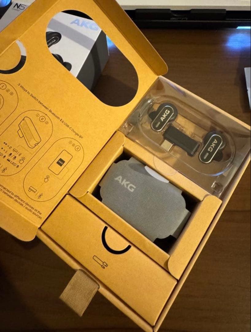 AKG N5 ワイヤレスイヤホン ブラック