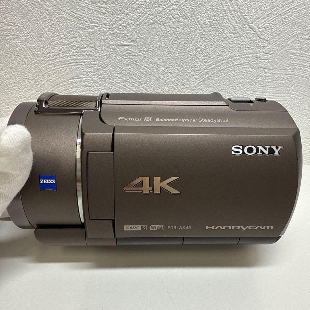 涼SONY HDR-AX45 4K ビデオカメラ 本体　動作確認済み