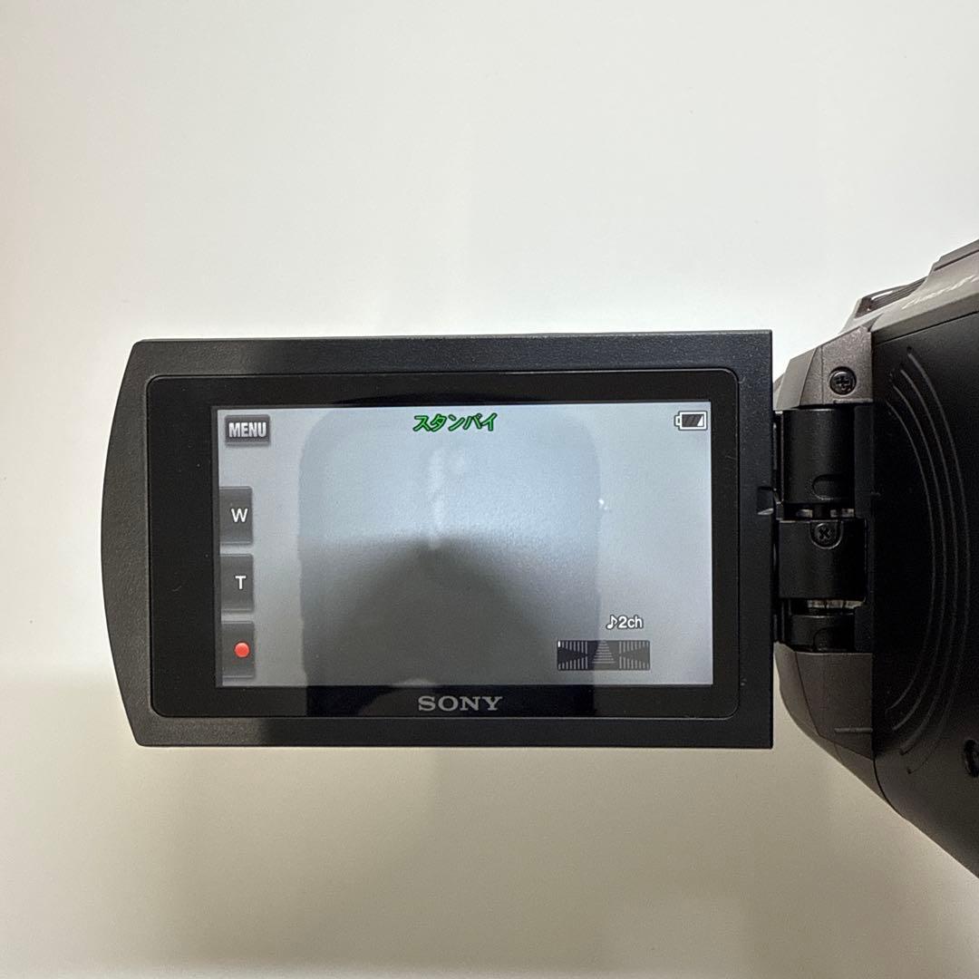 涼SONY HDR-AX45 4K ビデオカメラ 本体　動作確認済み