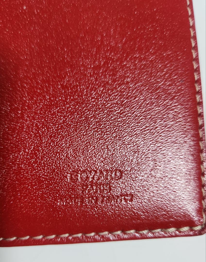 【美品】ゴヤール GOYARD 手帳カバー アジェンダ ボルドー 赤