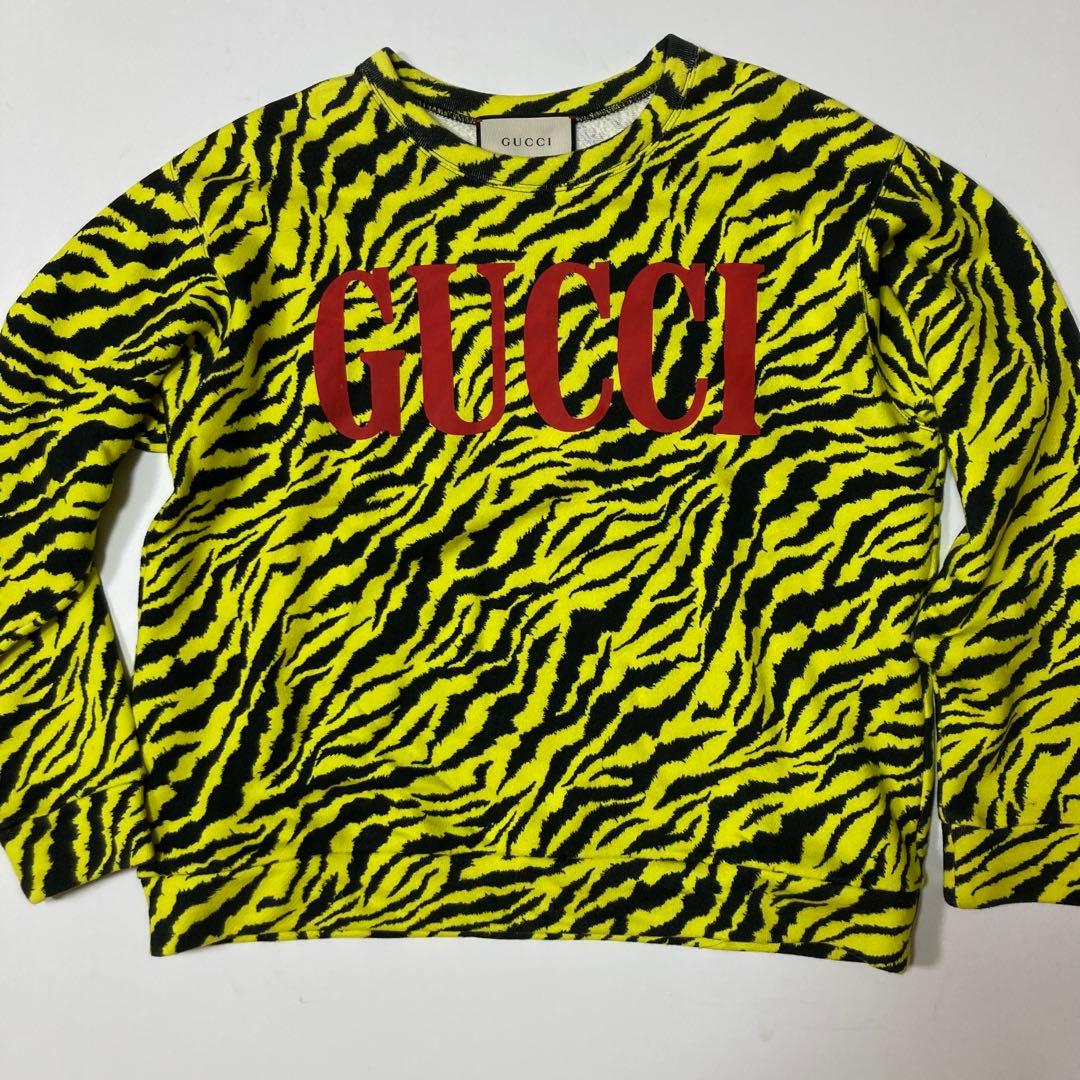 GUCCI タイガー柄 スウェットトレーナー