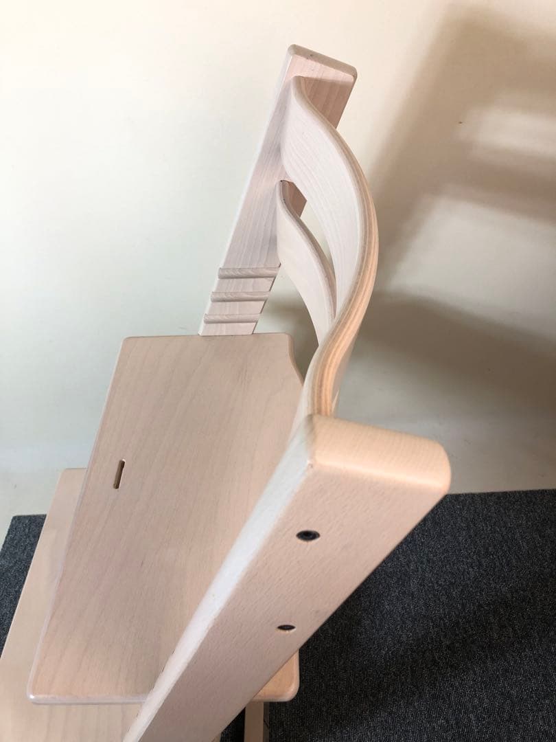 【組み立てたまま発送】美品! ストッケ トリップトラップ ホワイトウォッシュ