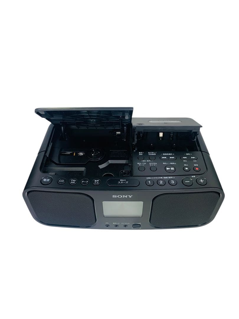 【美品】SONY CDラジカセット レコーダー CFD-S401 ラジオ 黒