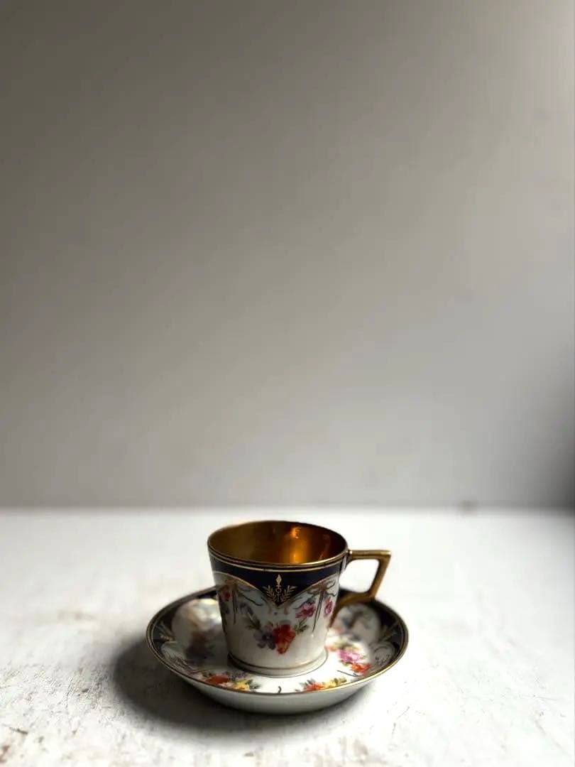 800 アンティーク DRESDEN ドレスデン ドイツ カップ&ソーサー