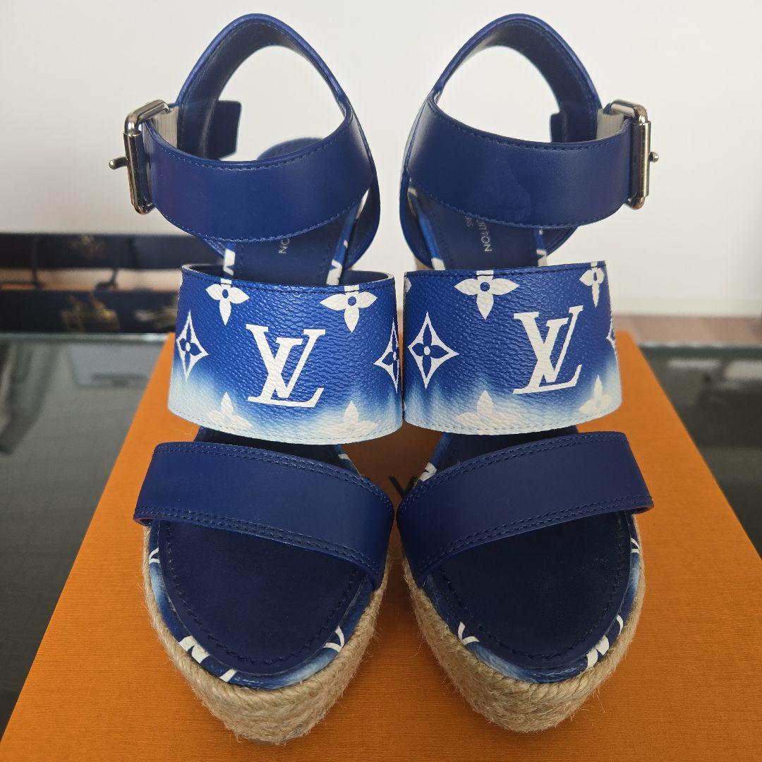 ルイヴィトン サンダル LVエスカル スターボードライン ウエッジソール