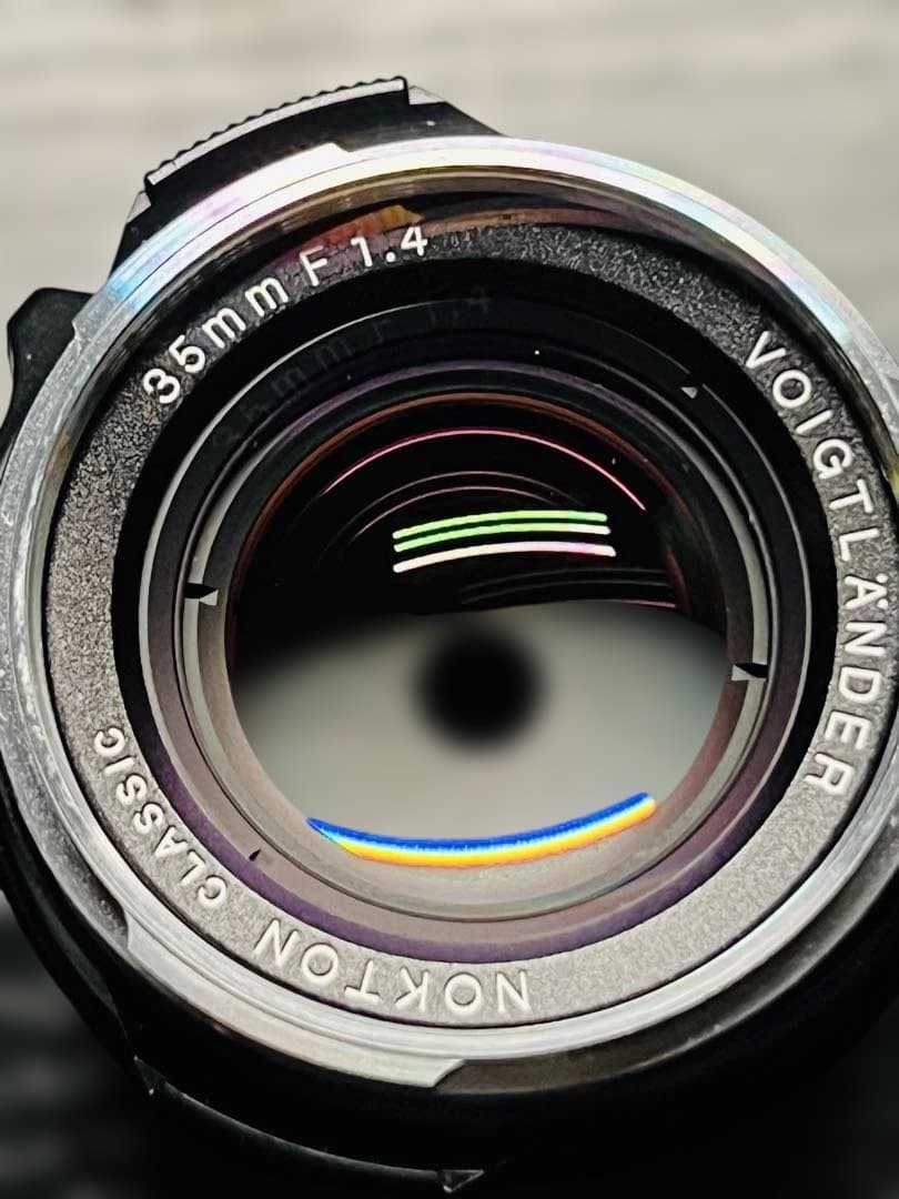 NOKTON classic 35mm F1.4 レンズ　Eマウントアダプタ付