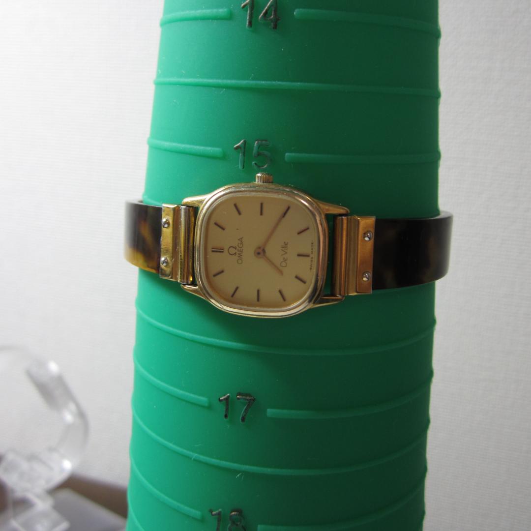 ☆電池交換済☆オメガ　デビル　1450　クォーツ　時計　腕時計　レディース#27