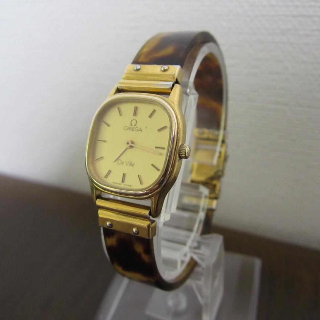 ☆電池交換済☆オメガ　デビル　1450　クォーツ　時計　腕時計　レディース#27