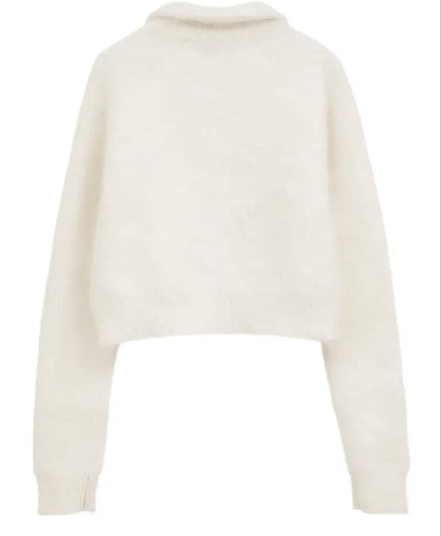 新品タグ付き　CLANE アンゴラ　ショートニットカーディガン