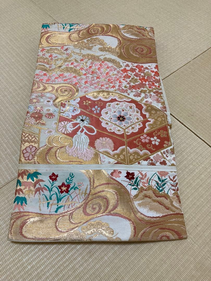 振袖　成人式　7点セット帯、小物付き