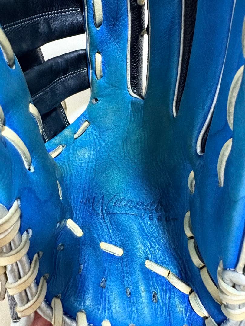 R*氏様 Wilson 軟式グローブ 青/黒