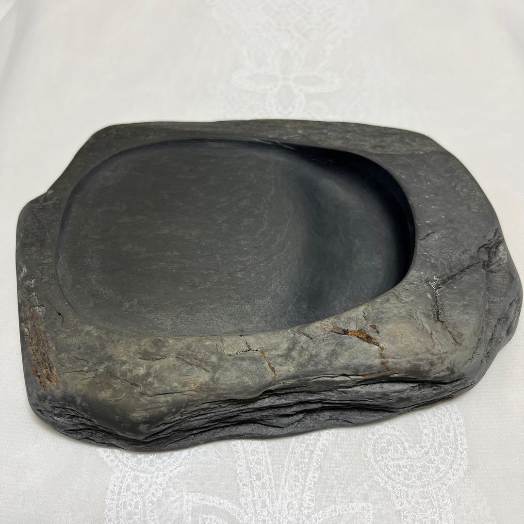 高島虎斑石硯⑤