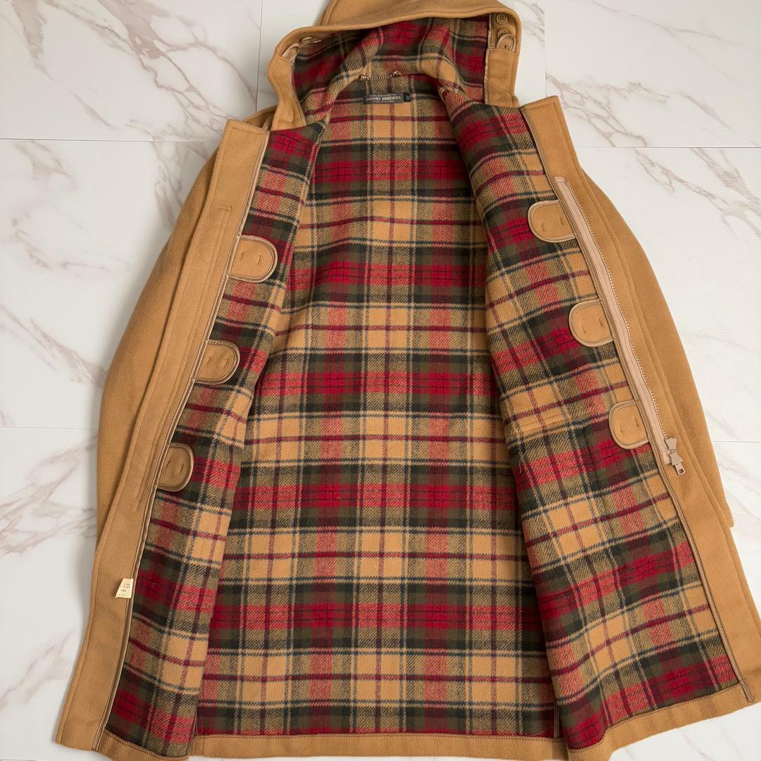 希少✨️英国製 ブルックスブラザーズ ダッフルコート キャメル チェック