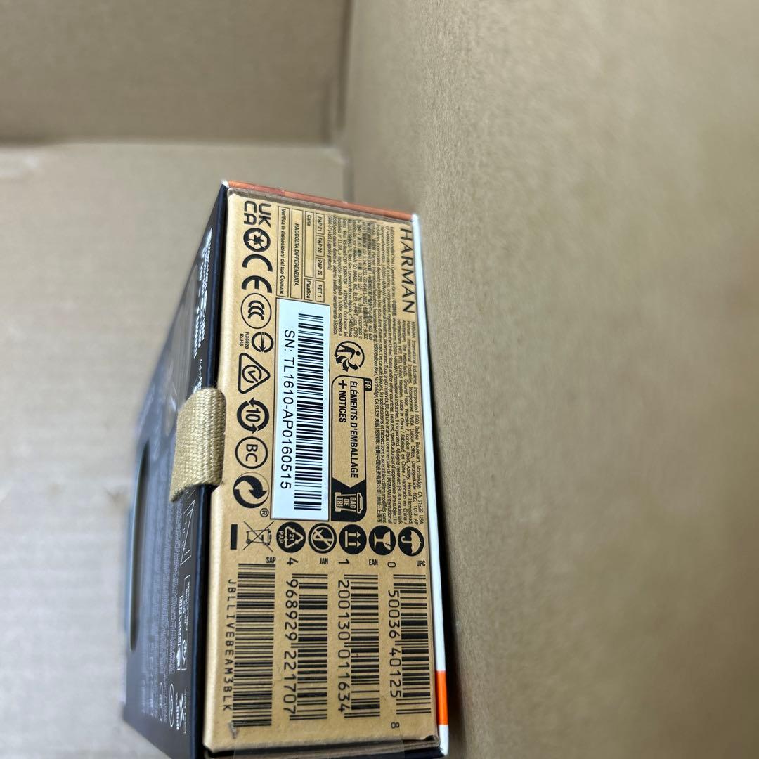 JBL LIVE BEAM 3 ワイヤレスイヤホン　ブラック