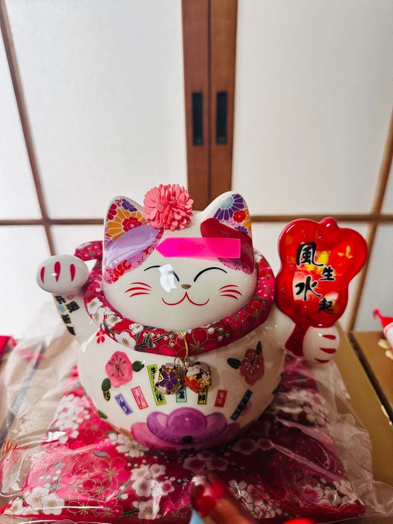 招き猫 陶器製 多種類セット