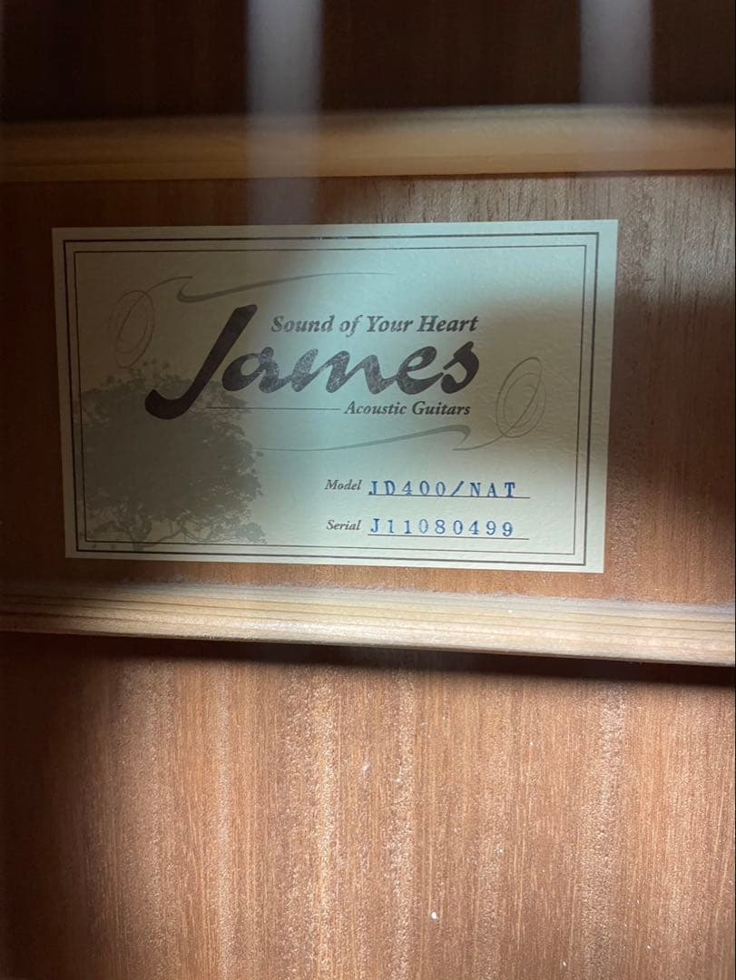 James JD400/NAT アコースティックギター