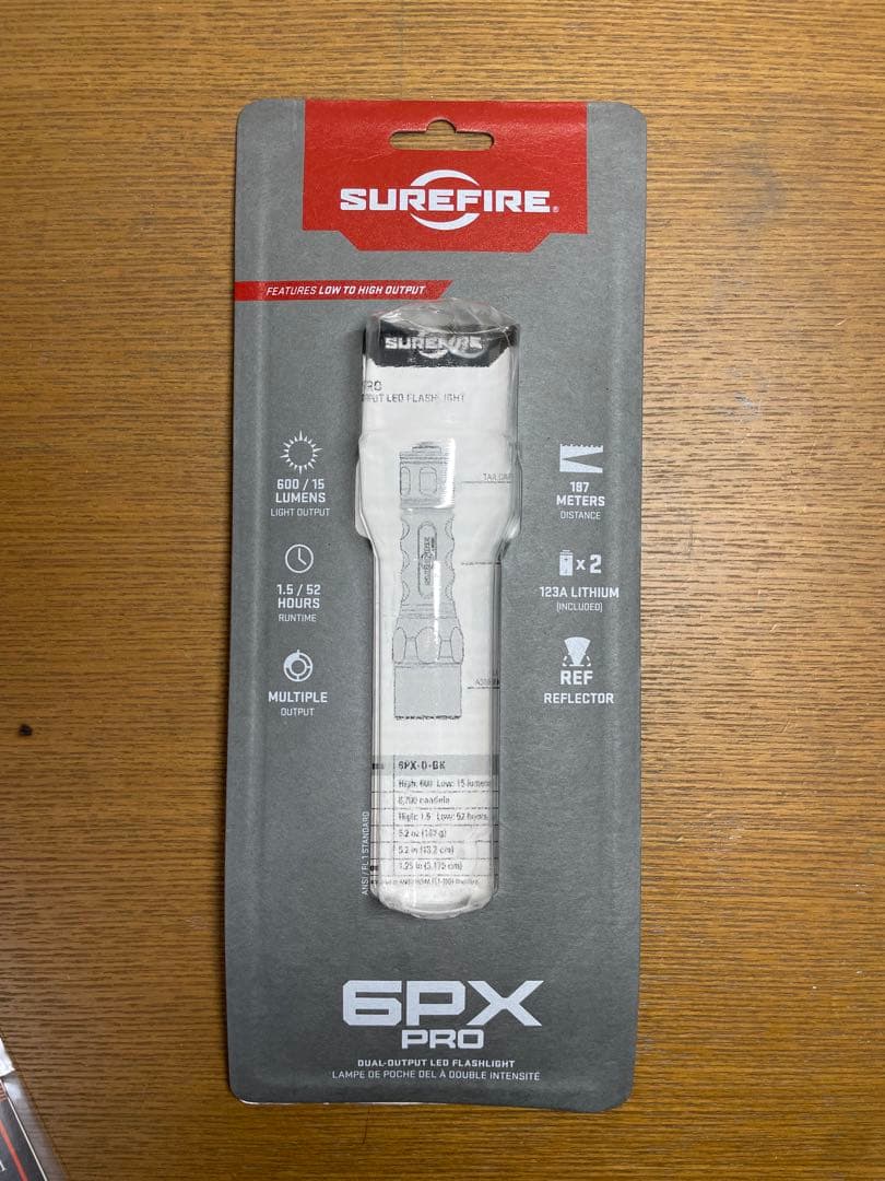 実物　Surefire 6PX Pro Thyrm LPC CLIP セット