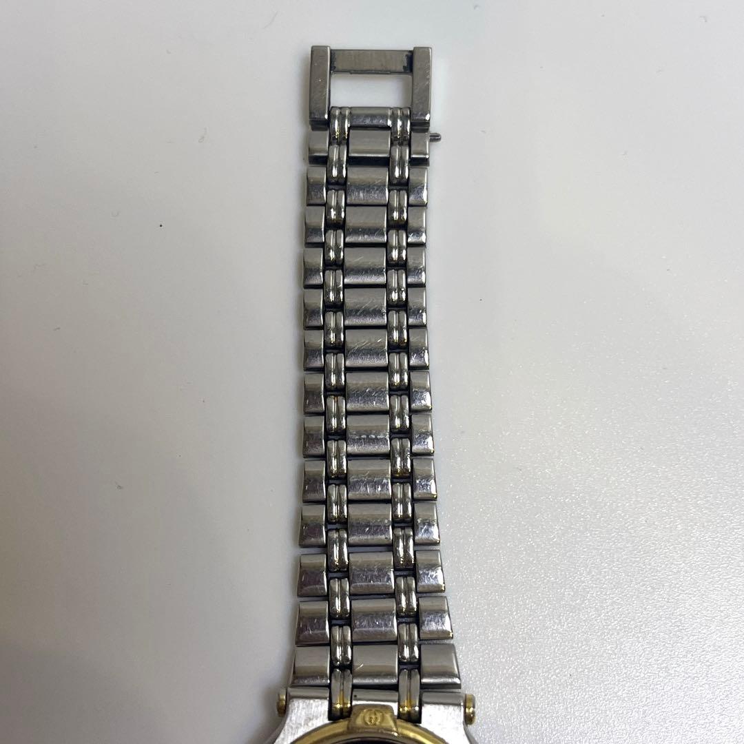 GUCCI 9000l 11Pダイヤ ブラック シルバー 腕時計 動作未確認