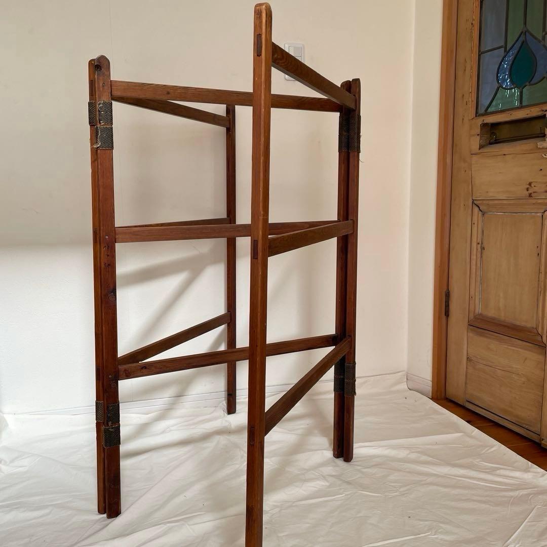 フランスアンティーク　タオルハンガー　物干し　パーテンション