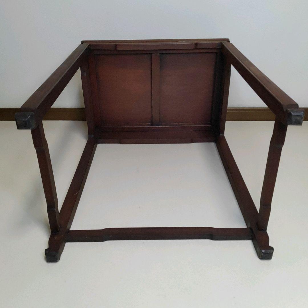 中国家具 唐木家具 銘木花梨 サイドテーブル