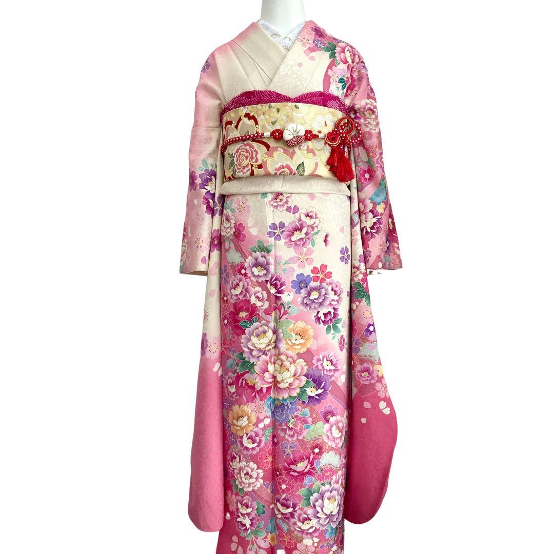 ★ Rily♥さま専用です★華やか 白ピンク 振袖5点セット‼️TM NO116