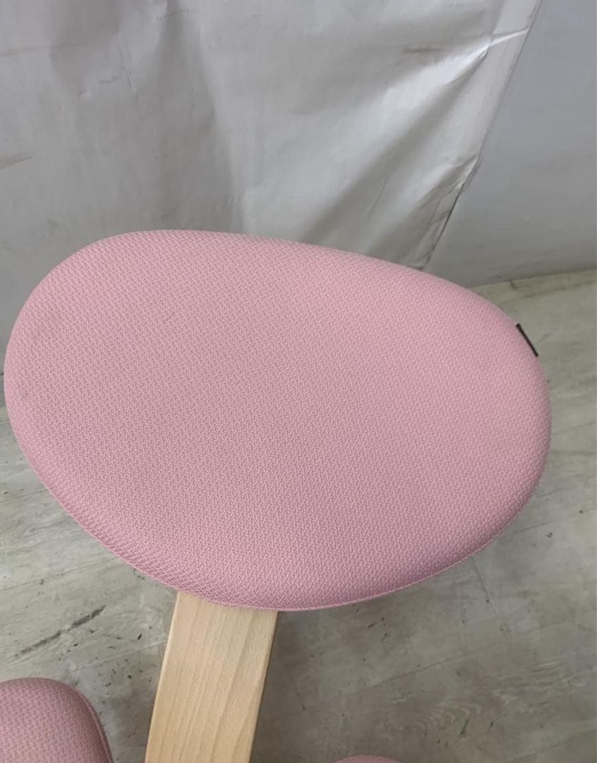 balans lab バランスチェア Easy ショートフレーム ピンク 日本製