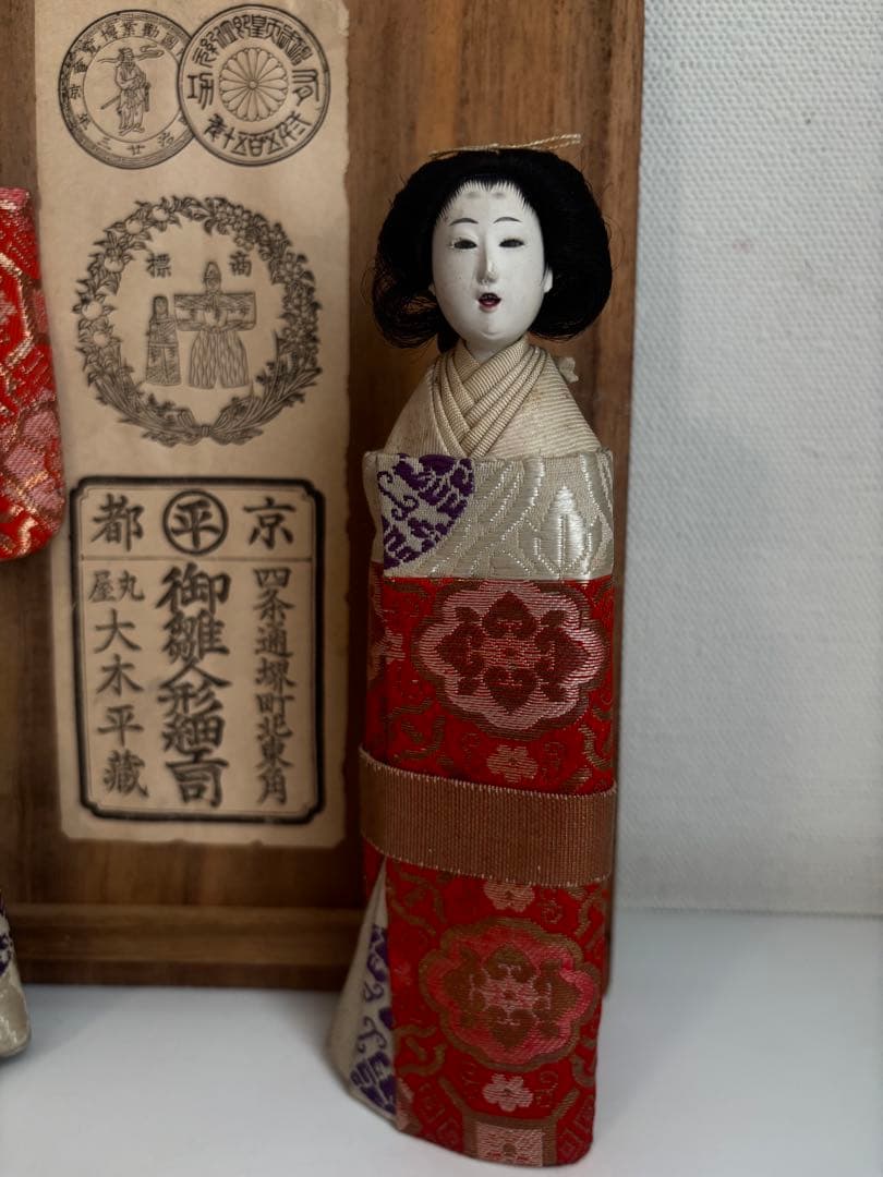 立雛　大木平蔵　明治時代　京都 丸平 雛人形 雛かざり　ひな祭り　ひな人形